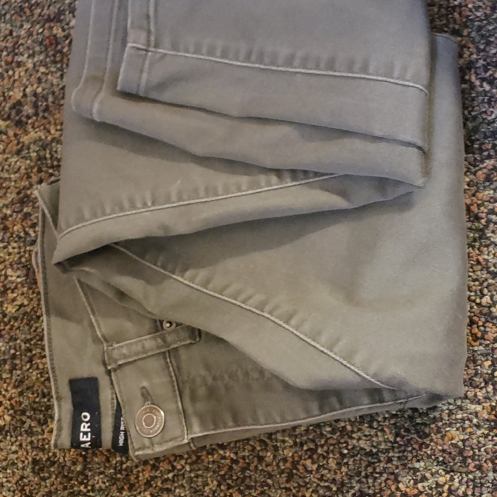 Aero high rise jeans, size 2 reg